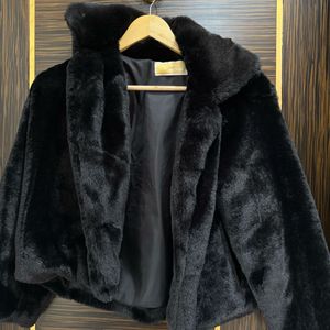 Regret Or buy BLACK FAUX COAT