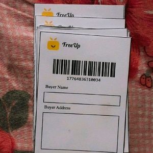 46 Pcs Non Sticky Free up Shipping Labels