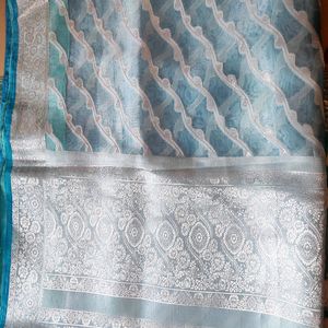 Organza Saree With Blouse