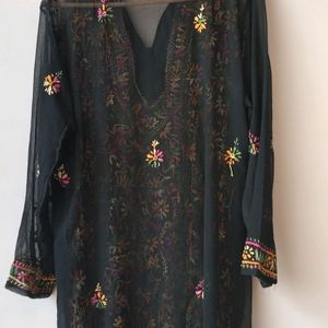 Chikankari Embroidered Kurta