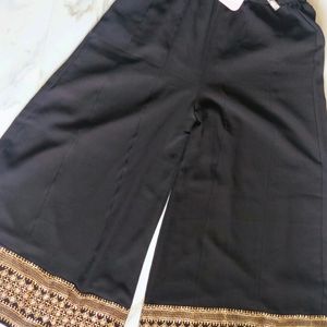 Pincel Ethnic Wear Plazzo Pant With Zari Work