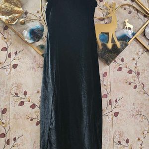 Black Velvet Dress