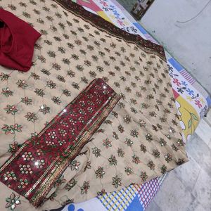 Full Sequence Nd Embroidered Heavy Work Saree