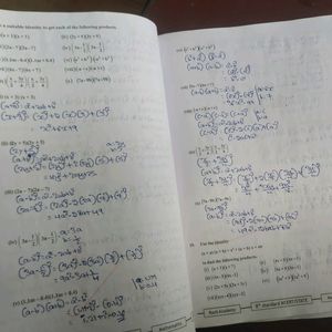 8th STD Maths Work Book