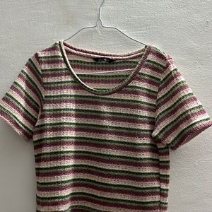 Multicolour Crochet Top