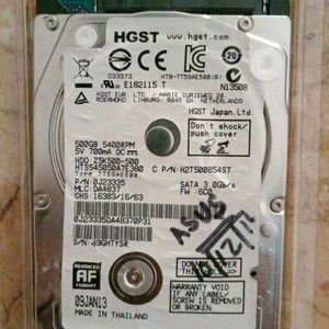 Not Working! HGST 500GB Internal HHD For Laptops