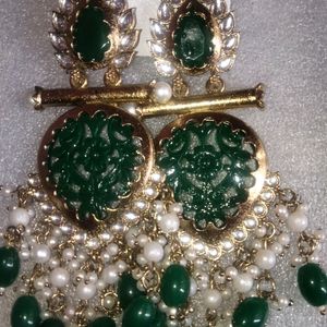 Gold Drop And Danglers Earrings