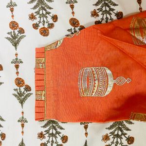 Boutique Stitched Chanderi Kurta