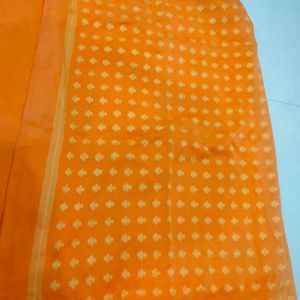 Cotton Saree🧡