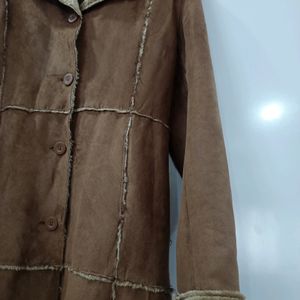 Kashmiri Leather Overcoat