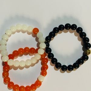 Combo Of 3 Beadstone Bracelet