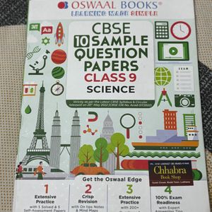 Oswal Class 9th Science  Sample Question Paper