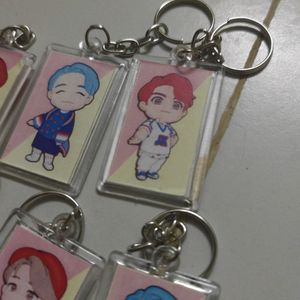 BTS Keychain Set Of 9