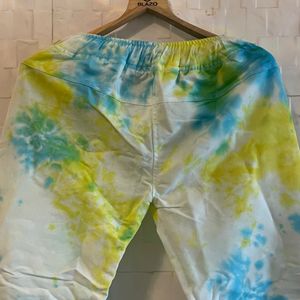 Tie Dye Joggers (BLUExYELLOW)