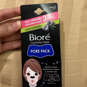 Biore Cleansing Strips PORE PACK In Charcoal