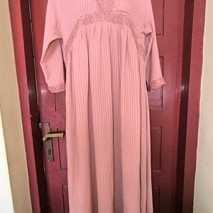 Women's Aliya Cut Peach Color Kurthi XXL