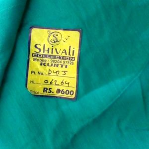 Peacock Green Kurta (XXL)