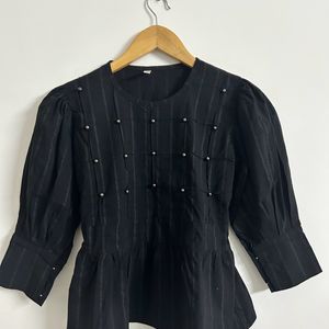 Black Color Top For Girl New Condition