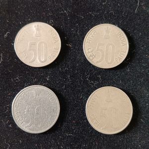 Old 50 Paise Coins For Collection