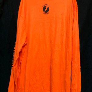 Orange Long Sleeve T Shirt