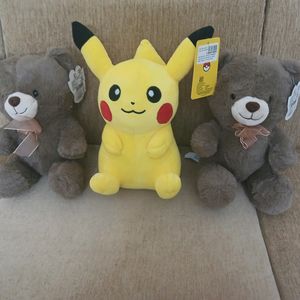 3 Soft Toys @discount