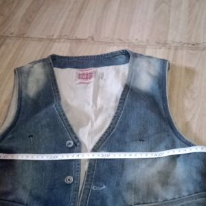 Denim Jeans Waistcoat