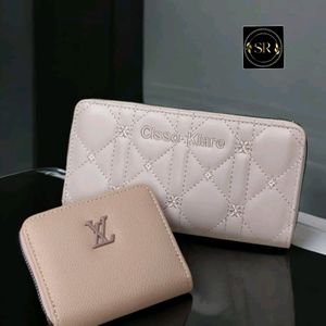 IMPORTED SET OF 2 PC WALLET+ CARD HOLDER