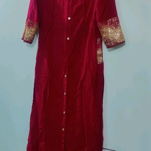 Red Luxury Kurti Grab Fast