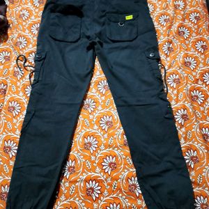 Black Colour Cargo Pant || For Mens