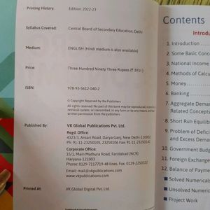 MACROECONOMICS AND INDIAN ECONOMIC DEVELOPMENT BOOKS class 12