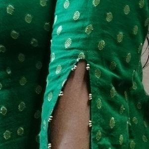 Designer green kurti