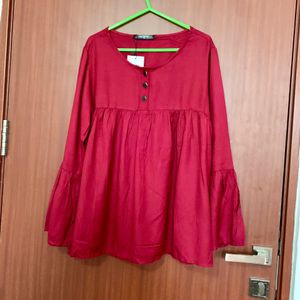 Brand New 75% Off Maroon Top