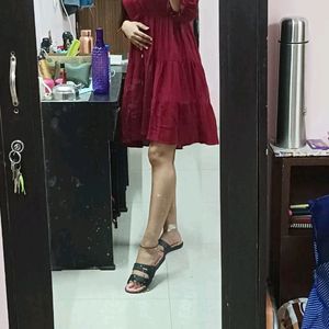 Partywear Red/marron Dress