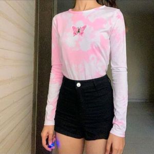 H&M butterfly collection crop top