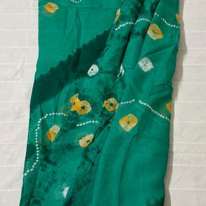 Tie & Die Pure Cotton Saree with Blouse