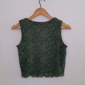 Green Lace Top (Women's)