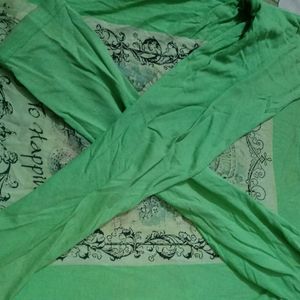 Full Sleeves Green T Shirt 👕