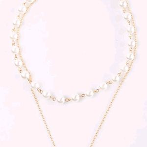 Double Layered Pearl Necklace