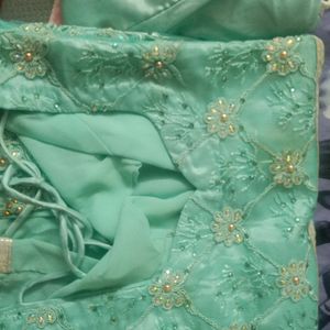 New Pista Colour Georgette Suit Stiched With Astar