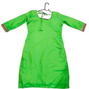 Bright Silk Kurti For Festivals