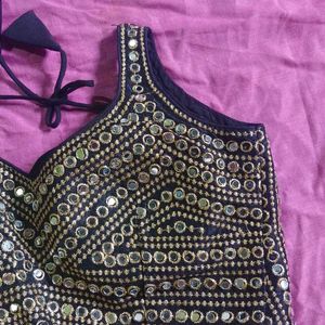 Designer Mirror Work Blouse