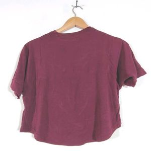 Burgundy Print Top (Women's)