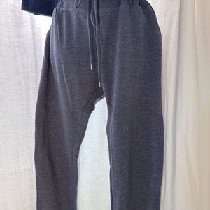 2 Combo Track Pants Red And Bluish Grey