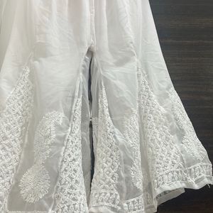 original brand chikankari sharara pant