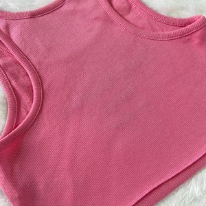 Forever21 Pink Crop Top