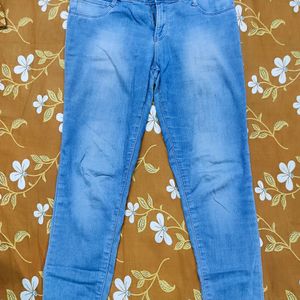 Kraus Women Ice Blue Slim Fit Jeans