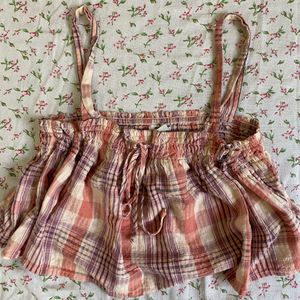 Plaid Crop Top