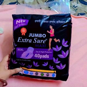 Jumbo Extra Sure 40 Pads For Women