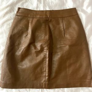 Korean Leather Skirt 💕💖fix Price