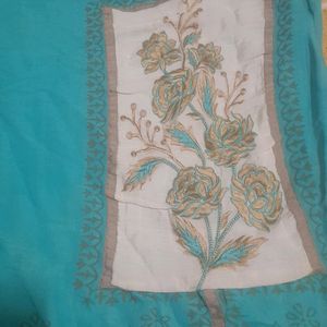 Beautiful Teal Blue Kurti